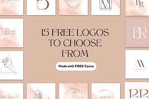 Botox & Esthetician Canva Templates