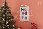 Christmas frame mockup bundle —MERRY, a Product Mockup by SoleilHomeMockups (Thumbnail 10 of 12)