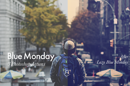 Blue Monday - Photoshop Action