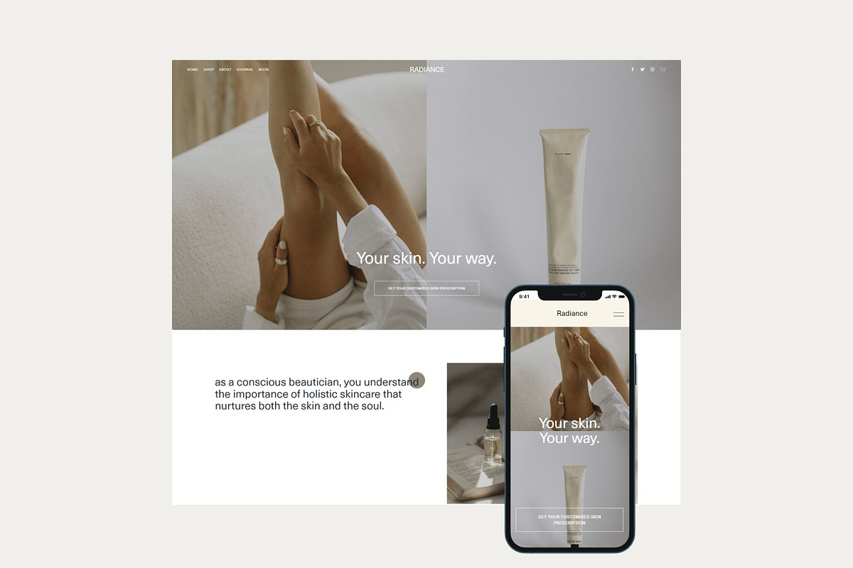Radiance - Squarespace Template 7.1 preview 3