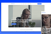 Stratum Consulting Framer Template, a Landing Page Template by Flow Samurai Templates (Thumbnail 1 of 4)