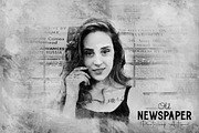 Old Newspaper Photoshop Effect, a Layer Style Add-On by Hubzway (Thumbnail 1 of 5)
