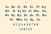Gothicplate, a Blackletter Font by Loudoun Design Co. (Thumbnail 6 of 9)