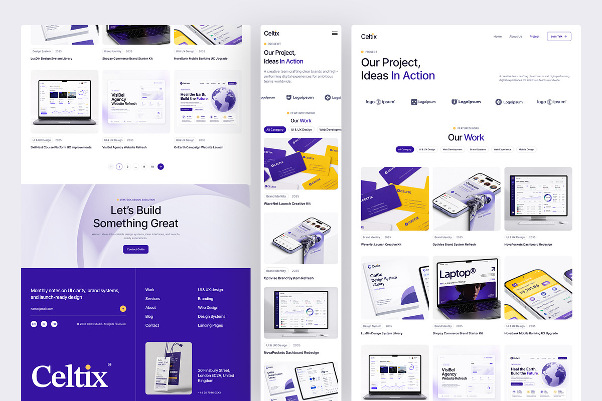 Creative Agency Website UI Figma, an UI Kit Template by peterdraw (Photo 3 of 7)