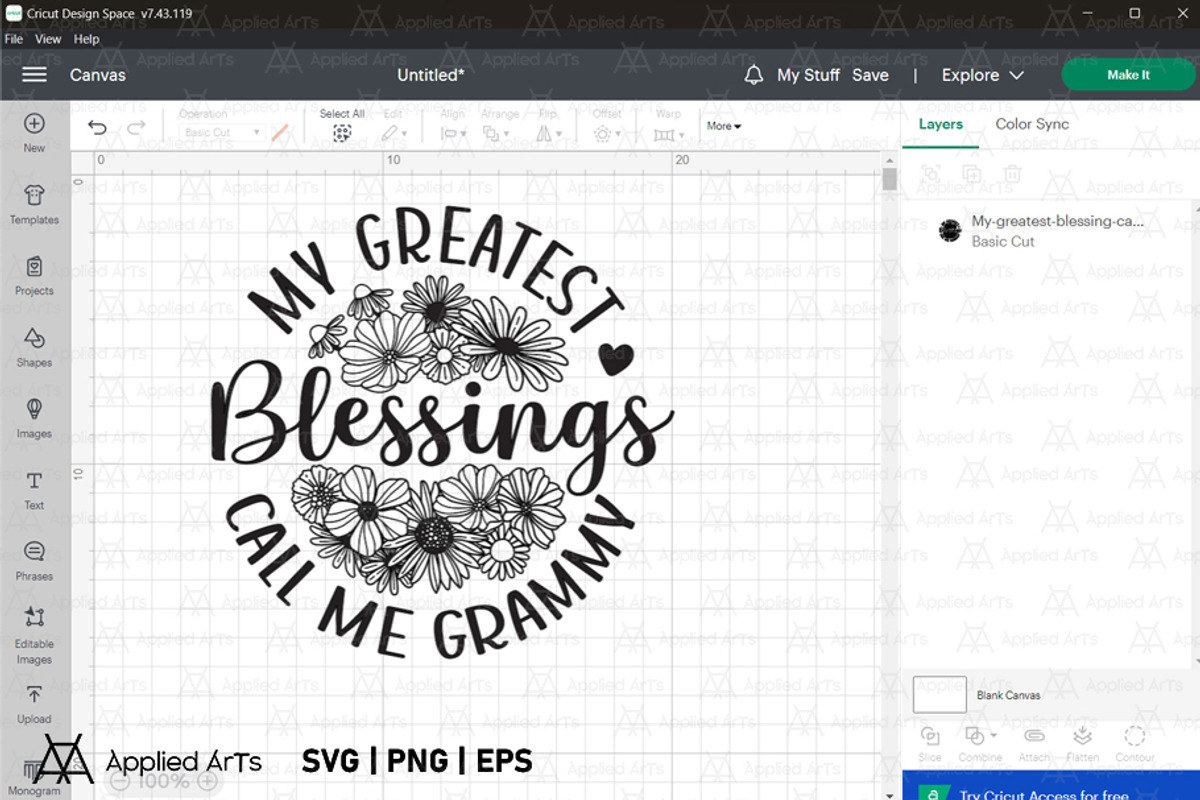My Greatest Blessing Call Me Grammy, an Object Graphic by Applied Arts (Photo 9 of 9)