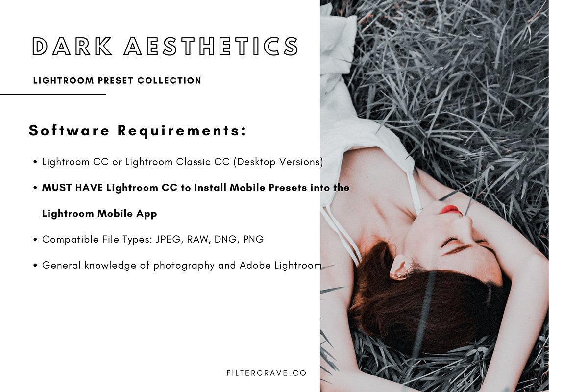 Dark Aesthetic Mobile Presets, a Plug-in Add-On by Filtercrave (Photo 7 of 11)