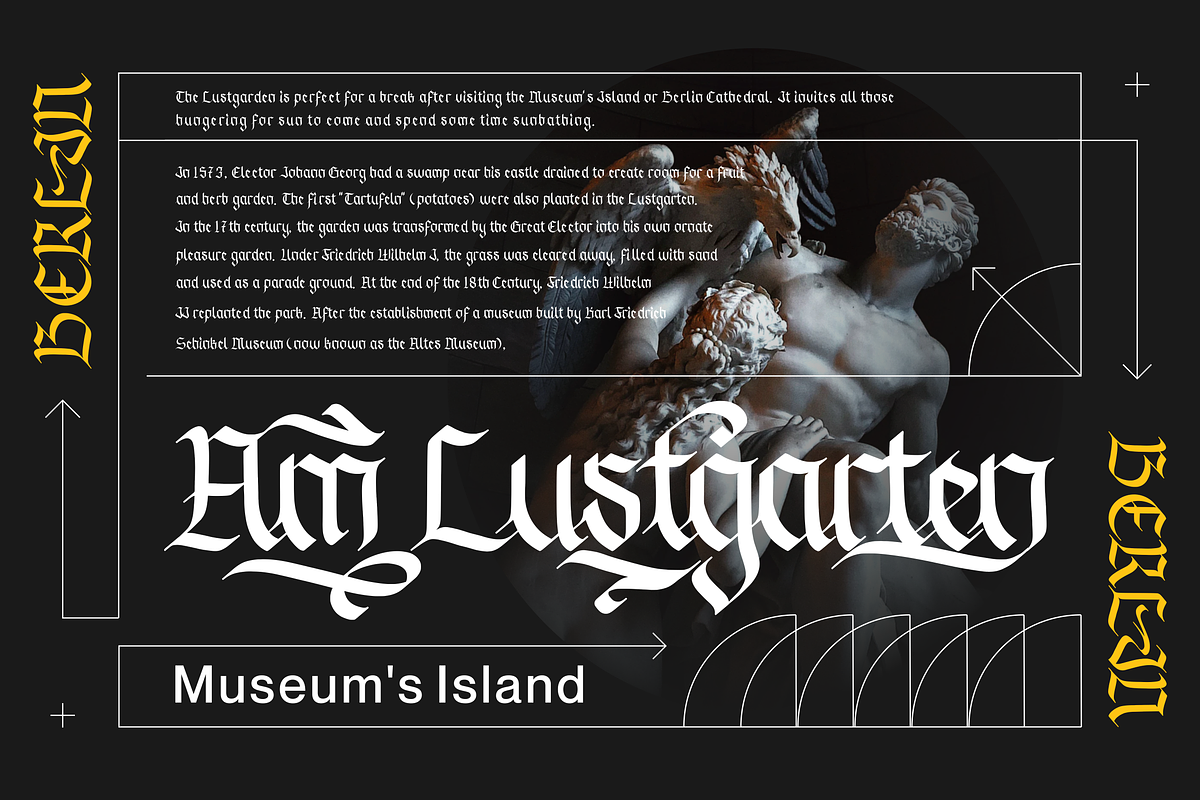 Ganghoods Font, a Blackletter Font by Allouse Studio (Photo 3 of 11)