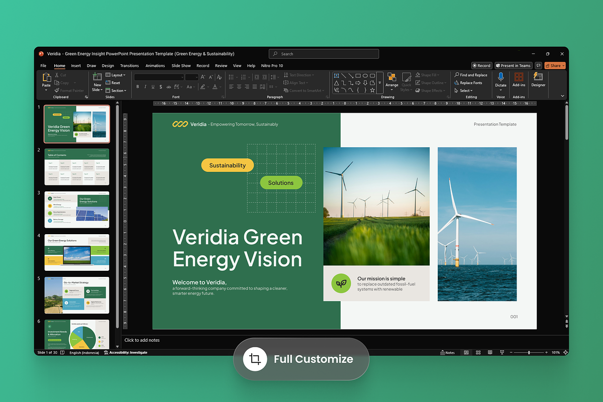 Green Energy Insight Presentation preview 3
