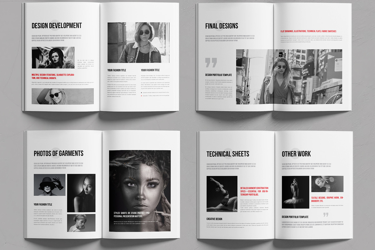 Fashion Designers Stylish Lookbook, a Brochure Template by MightyDesign (Photo 3 of 6)
