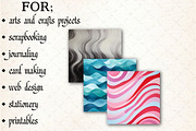 Abstract Waves Seamless Digital Patt, a Pattern Graphic by Libby Wishes (Thumbnail 7 of 7)