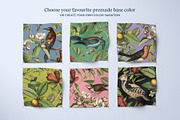 Bird's Garden - Vintage Pattern, a Pattern Graphic by Graphic Goods (Thumbnail 3 of 9)
