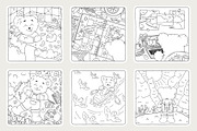 Coloring Book - Bear Stories, an Illustration by Alina Sh (Thumbnail 6 of 9)