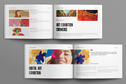 Art Exhibition Template landscape, a Brochure Template by E-Type (Thumbnail 7 of 8)