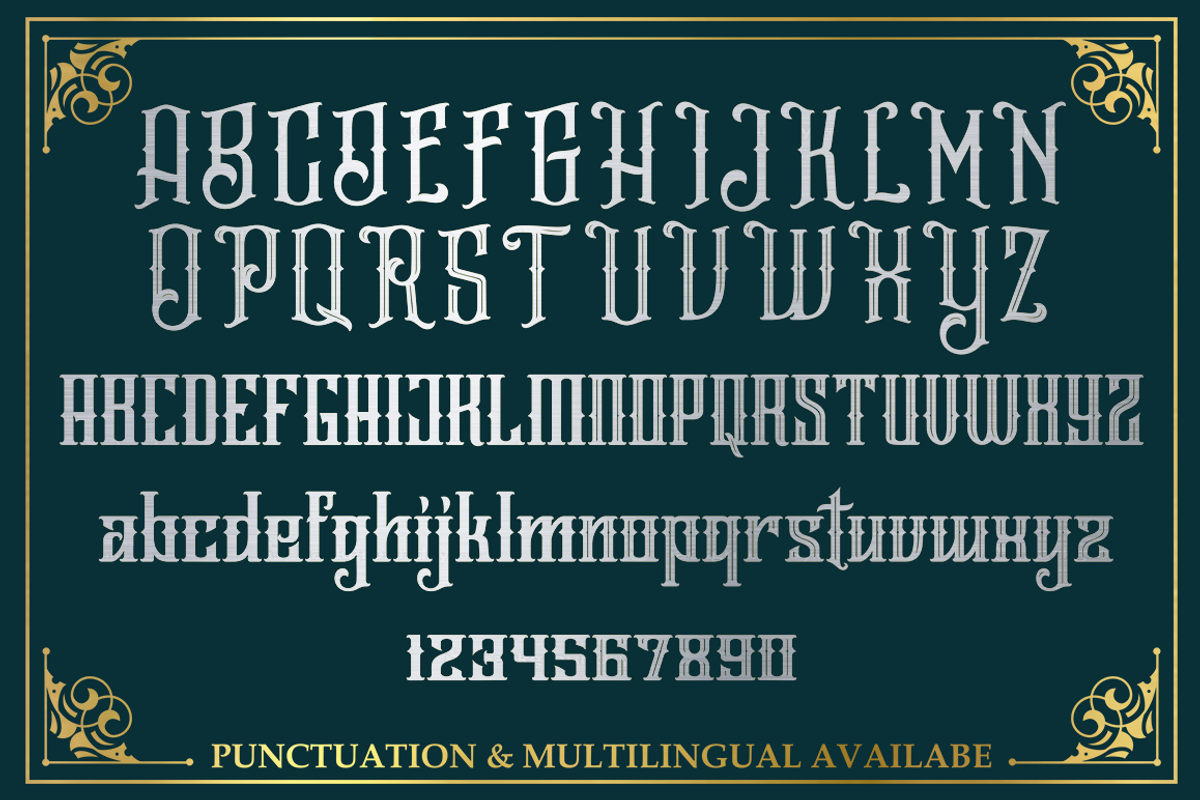 Jailetter Typeface + Extras preview 6