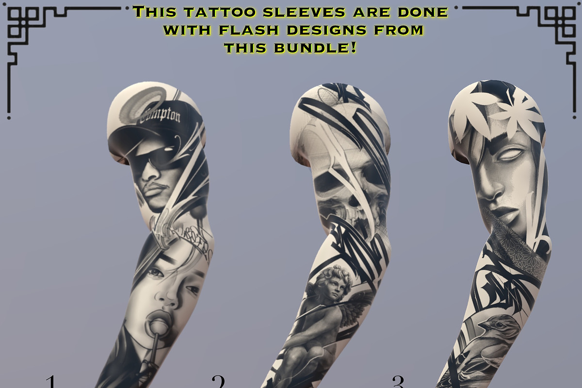 Special Lettering tattoo bundle, a Brush Add-On by ProcreateInk (Photo 2 of 10)