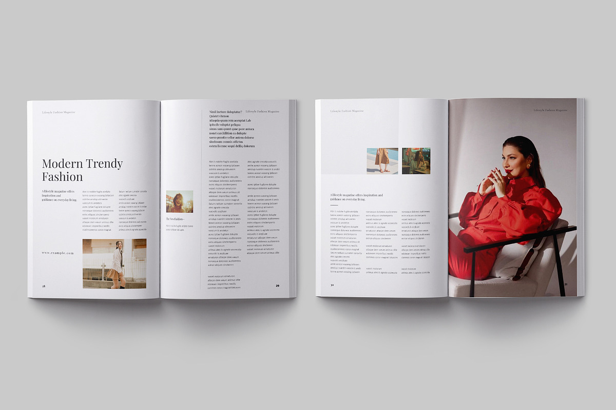 Lifestyle Magazine Template, a Magazine Template by ElvinPrint (Photo 11 of 14)