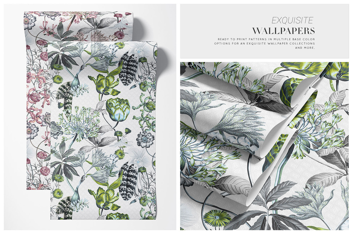 Bloomora luxury Floral Prints & More, a Pattern Graphic by Pink Linen (Photo 11 of 11)