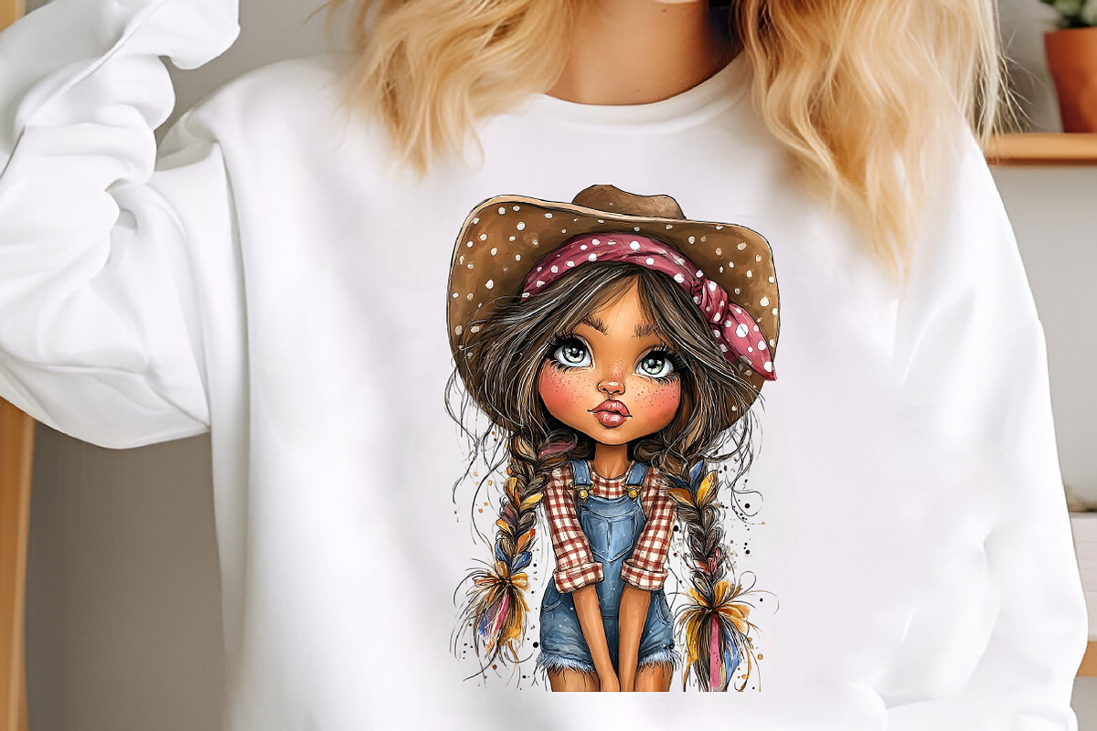 Whimsical Western Kids Clipart PNG, an Illustration by SinaCreation (Photo 6 of 7)