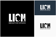 Lion Negative Space Text Logo, a Branding & Logo Template by ika trisiana (Thumbnail 2 of 2)