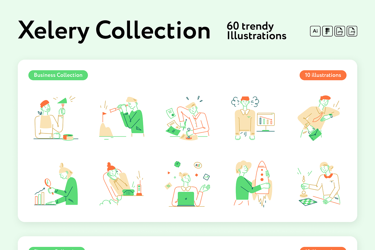 Xelery Illustrations Collection, a Finance Illustration by Welovegraphics (Photo 9 of 10)