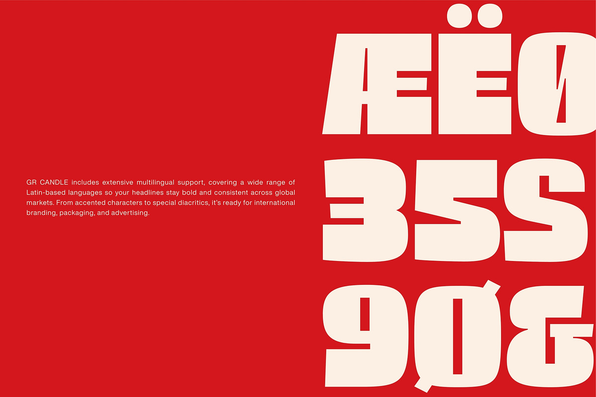 GR CANDLE - Bold Display, a Sans Serif Font by Garisman Std (Photo 6 of 12)