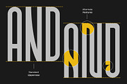 Bradome || Modern Tall Sans Serif, a Sans Serif Font by Ermedia Studio (Thumbnail 2 of 10)