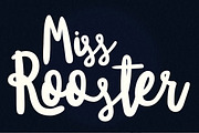Script font Miss Rooster cursive, a Script Font by Itsmesimon (Thumbnail 1 of 11)