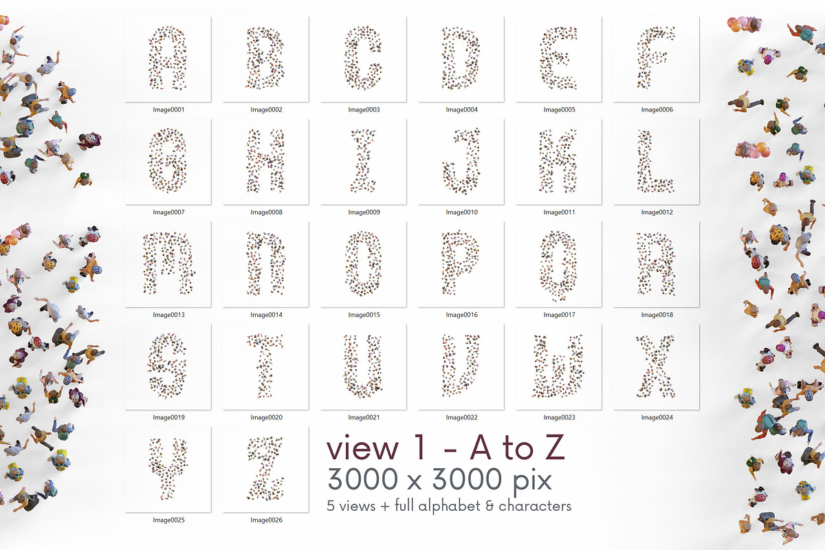 Big Crowd - 3D Lettering, a Graphic by MIIM (Photo 7 of 8)