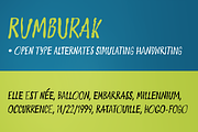 Rumburak Font, a Handwritten Font by Juraj Chrastina (Thumbnail 3 of 5)