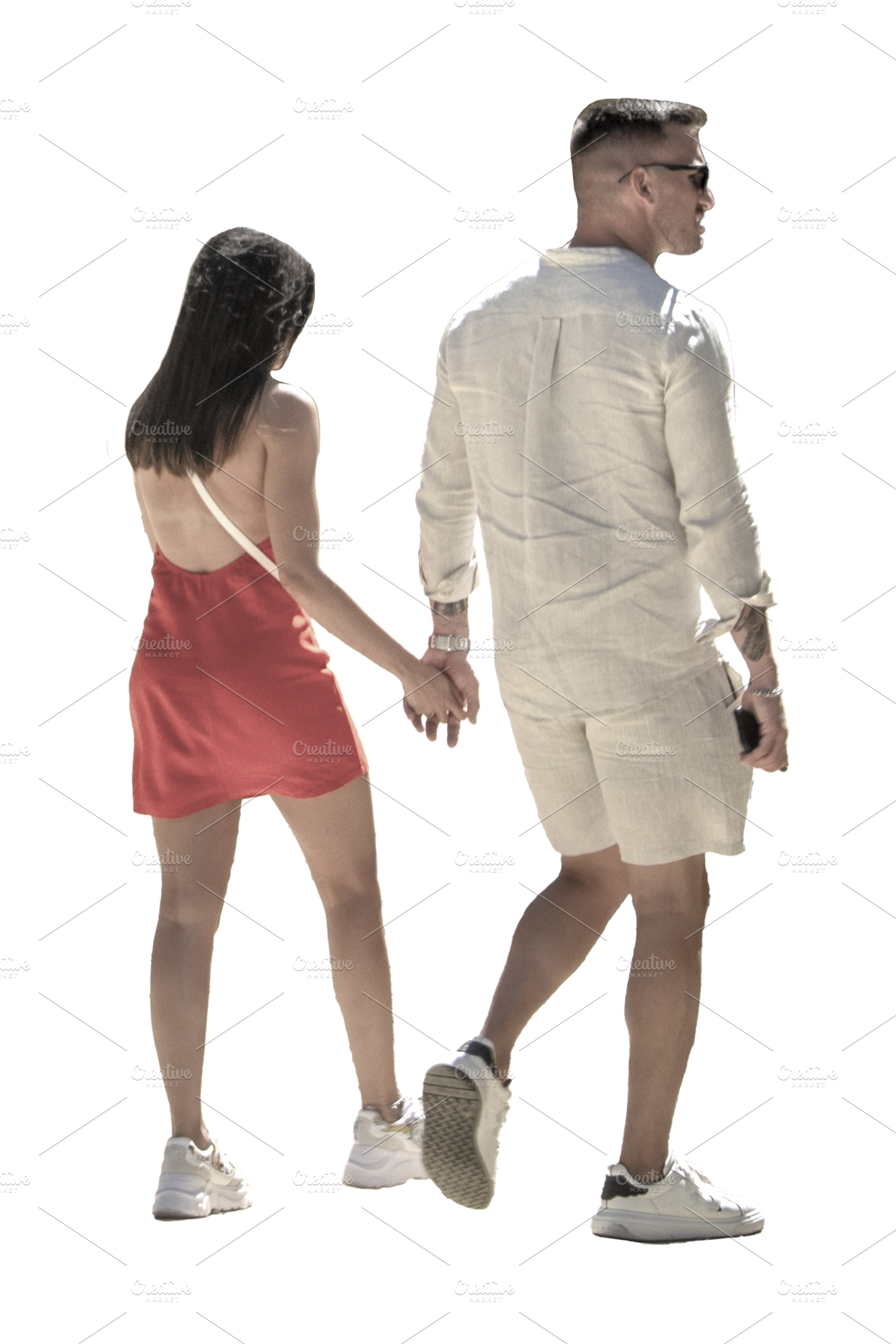 Young couple walking photo, a Person Photo by DanFLCreativo