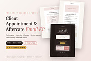 Salon Client Email Kit - 5 Emails, an Email Template by Art Club (Thumbnail 1 of 6)