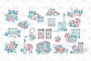 Medical Watercolor Clipart, a Healthcare Illustration by Phantasia Design (Thumbnail 4 of 5)