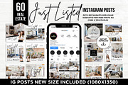 Just listed Instagram Posts Bundle, a Social Media Template by CreativeVinesStore (Thumbnail 1 of 6)