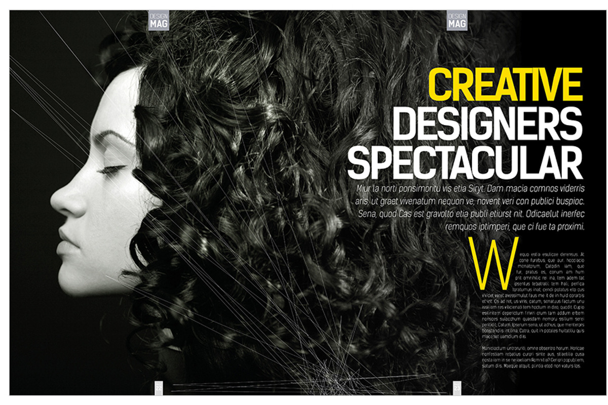 Magazine Template InDesign 07, a Magazine Template by Love Graphic Design (Photo 20 of 29)