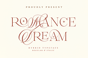 Romance Dream - Hybrid Font, a Script Font by Silverdav (Thumbnail 1 of 14)