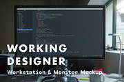 Designer Computer Workstation Mockup, a Product Mockup by Jacob Waites (Thumbnail 3 of 5)