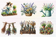 Botanical Wellness Watercolor Clipar, an Illustration by CreationArt (Thumbnail 5 of 5)