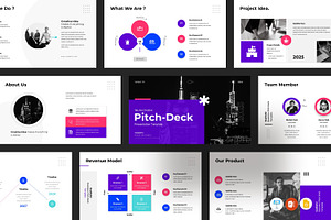 Business Pitch Deck Presentation, a Presentation Template by Studio_Clarity