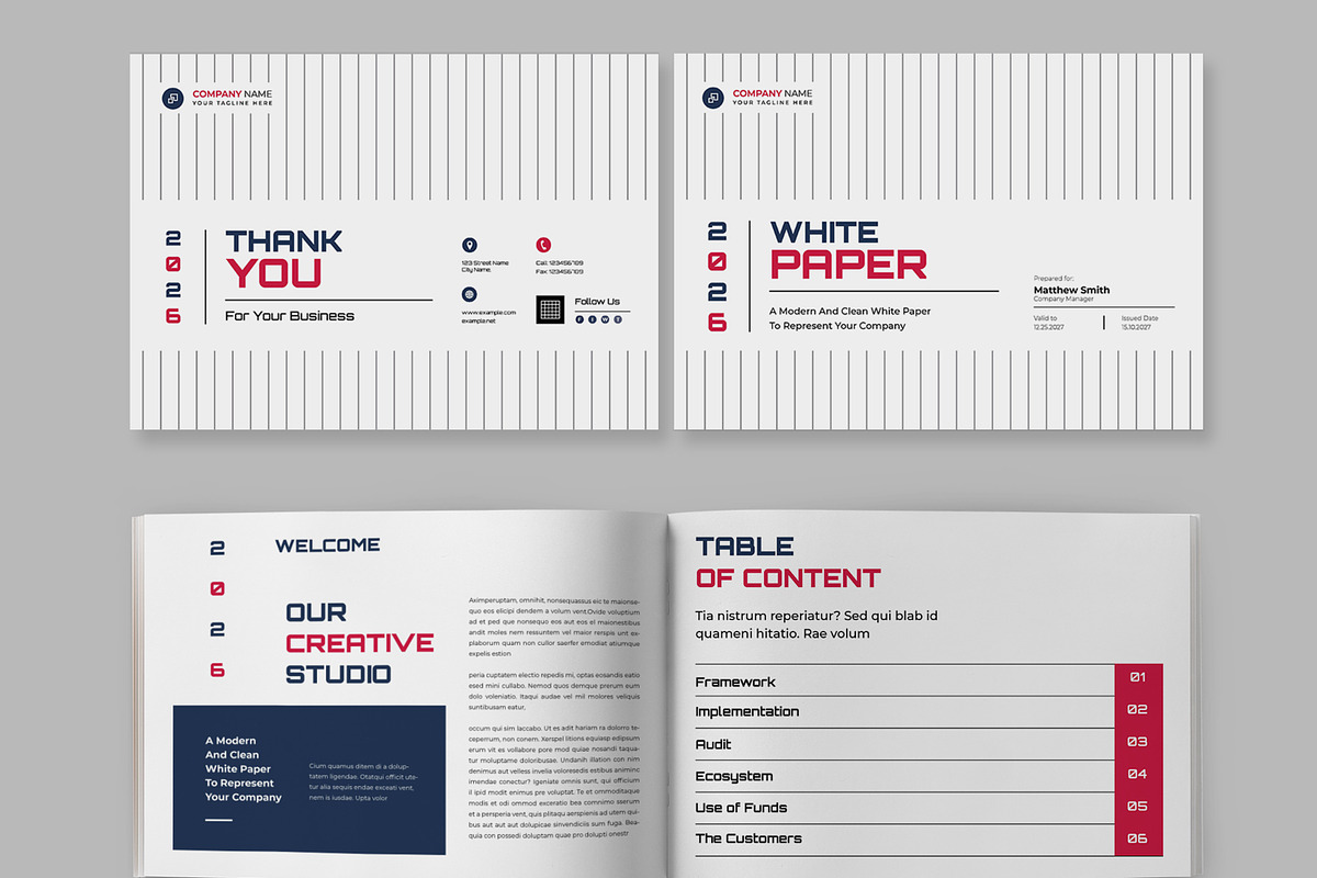 White Paper Landscape Layout, a Brochure Template by ContestDesign (Photo 2 of 5)