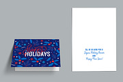 Happy Holidays Festive Pattern Card, an Invitation Template by BF Studios (Thumbnail 4 of 4)
