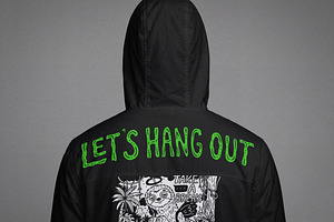 Urban Windbreaker Hoodie Mockup, a Hoody Mockup by Designer Dude