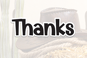 Cowboy | Script Font, a Script Font by Scratchones (Thumbnail 9 of 9)