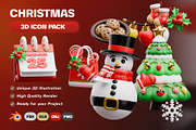 Christmas Icon 3D Pack, an Object 3D Model by Haps Space (Thumbnail 1 of 4)