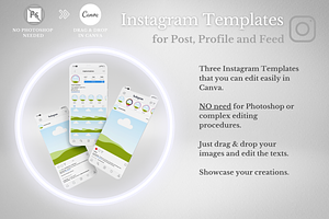 Instagram Canva Templates, IOS