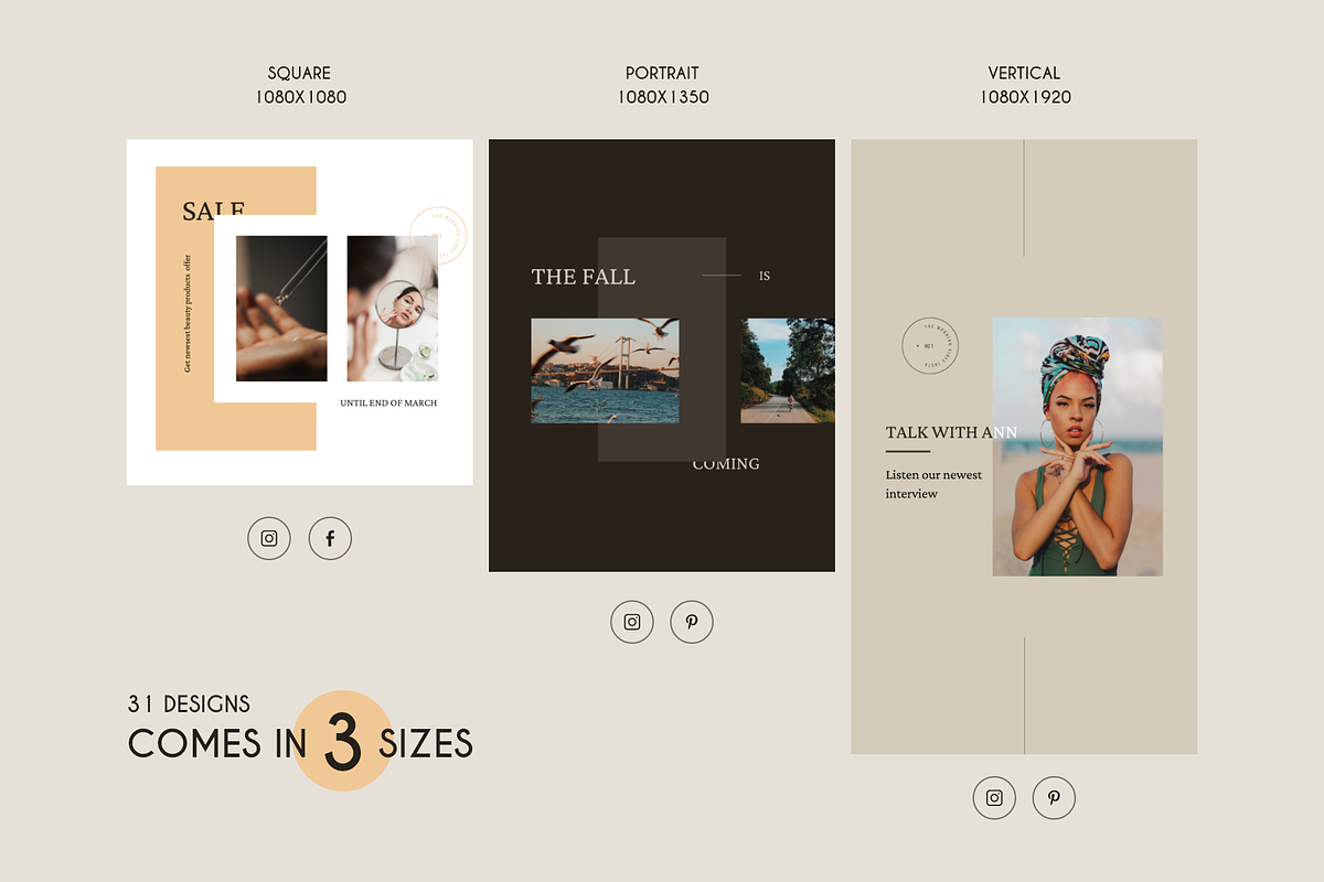 Canva Morning Vibes Social Media Kit, a Social Media Template by Skewline (Photo 2 of 16)