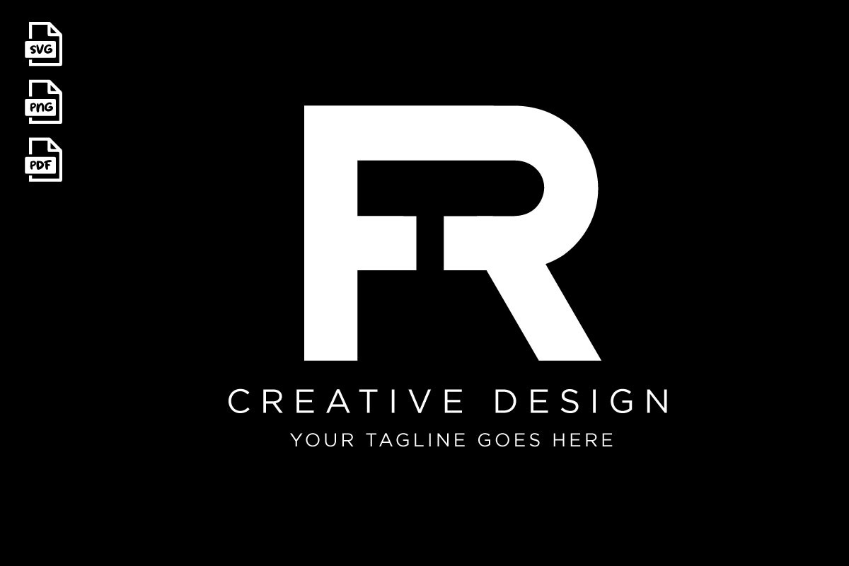 Minimal Letter FR Logo Design, a Branding & Logo Template by SaaDesigns