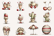 Whimsical summer Clipart, an Illustration by Designworld (Thumbnail 4 of 5)