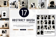Black Bold Abstract Art Print Bundle, a Decorative Illustration by Vibrand Studio (Thumbnail 10 of 10)