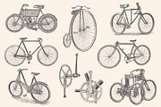 Bicycles - Vintage Illustration Set, an Illustration by Graphic Goods (Thumbnail 5 of 10)