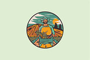Harvest Time in the Fields, an Object Illustration by nomlimo.com (Thumbnail 1 of 2)